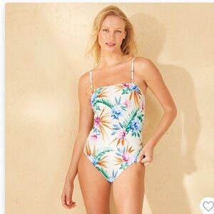 Shade & Shore Womens One Piece with Floral Print